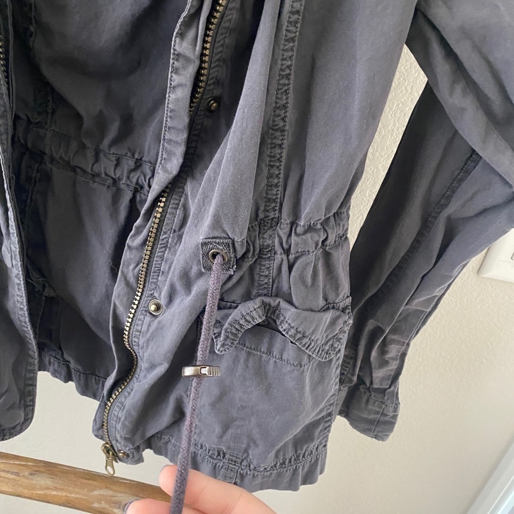 Zip up and front button jacket size M - Picture 2 of 5